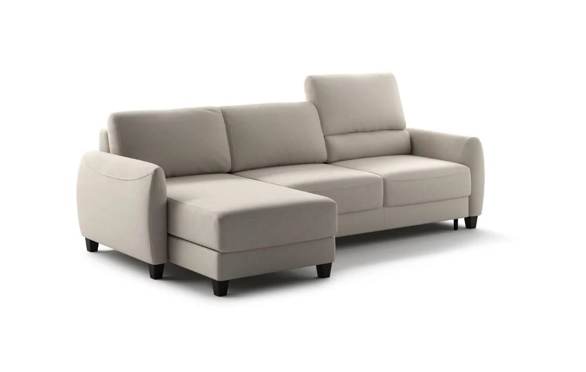 Delta kampinė sofa-lova, suomiškas dizainas, MABAS