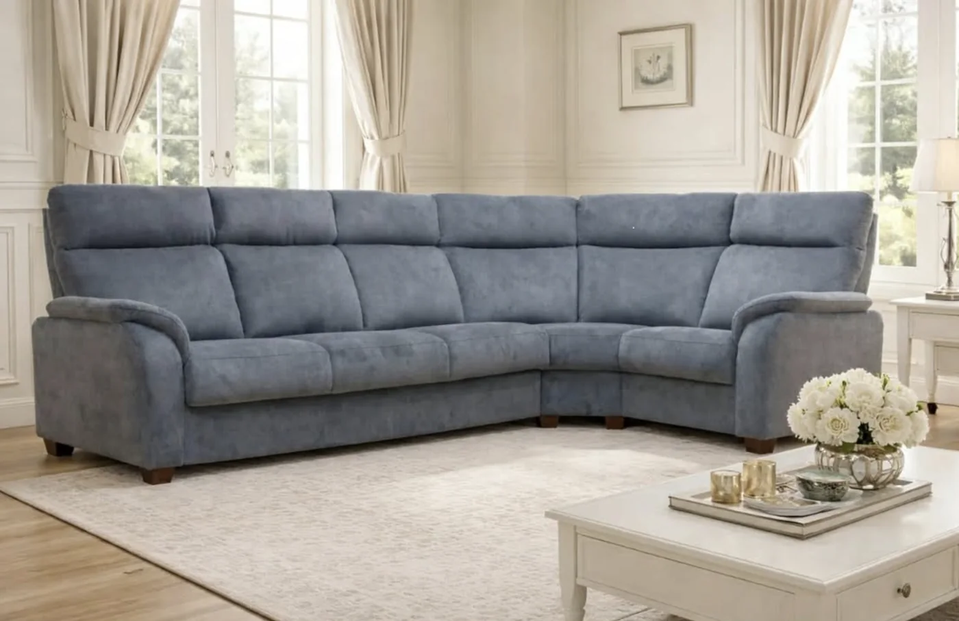 London modulinė sofa su relaksacijos funkcija, suomiškas dizainas, MABAS